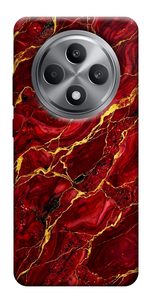 Чехол Burgundy gold для Oppo Reno 12 F 4G