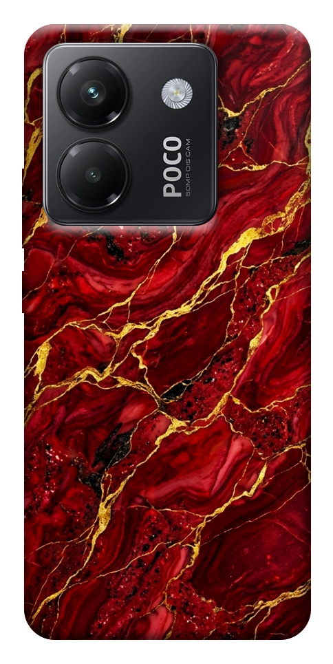 Чехол Burgundy gold для Xiaomi Poco M7 Pro 5G