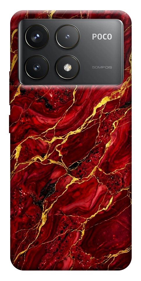 Чехол Burgundy gold для Xiaomi Poco F6 Pro