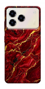 Чехол Burgundy gold для ZTE Blade A76 4G