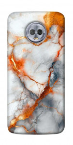 Чехол Lava marble для Motorola Moto G6 Plus