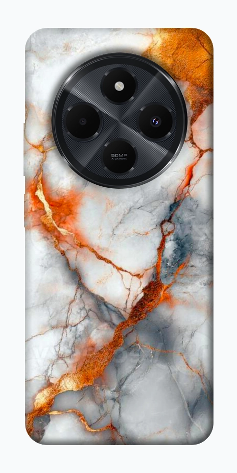 Чехол Lava marble для Xiaomi Redmi 14C