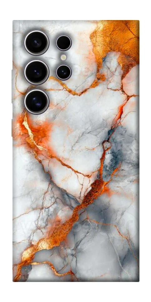 Чехол Lava marble для Galaxy S25 Ultra