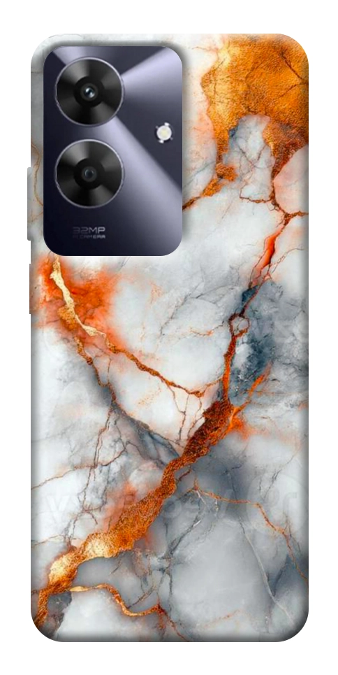 Чехол Lava marble для Realme Note 60
