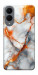 Чехол Lava marble для Galaxy S25 Edge