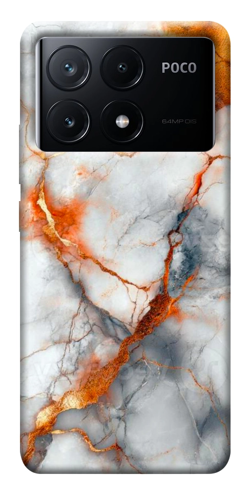 Чехол Lava marble для Xiaomi Poco X6 Pro