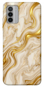 Чохол Liquid gold marble для Nokia G42