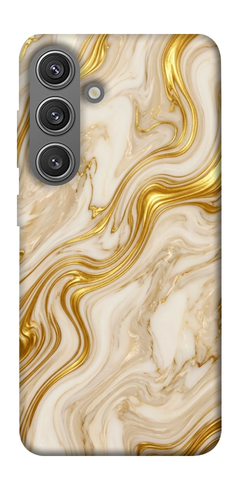 Чохол Liquid gold marble для Galaxy S24