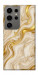 Чехол Liquid gold marble для Galaxy S24 Ultra