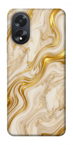 Чехол Liquid gold marble для Oppo A18