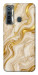 Чехол Liquid gold marble для TECNO Camon 17