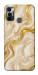 Чохол Liquid gold marble для TECNO Spark 7