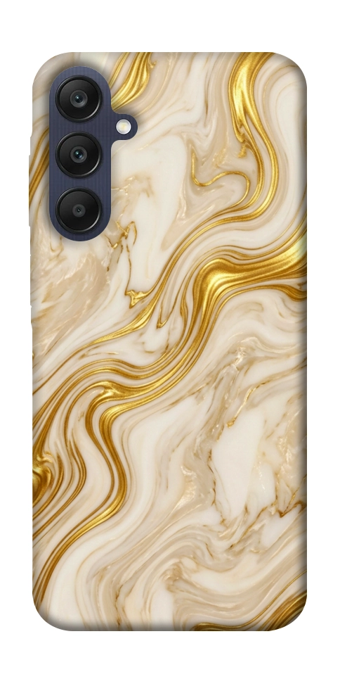 Чехол Liquid gold marble для Galaxy A25 5G