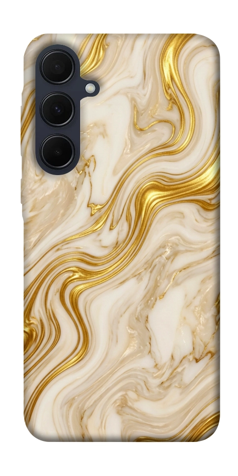 Чехол Liquid gold marble для Galaxy A55