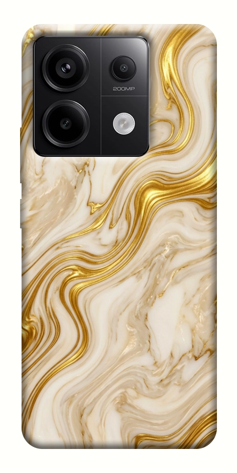Чехол Liquid gold marble для Xiaomi Redmi Note 13 Pro 4G