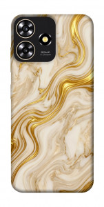 Чехол Liquid gold marble для ZTE Blade A73 4G