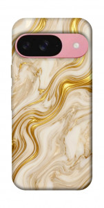 Чехол Liquid gold marble для Google Pixel 9