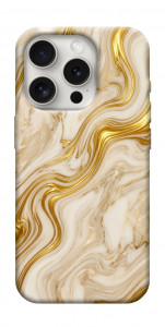 Чехол Liquid gold marble для iPhone 16 Pro Max