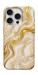 Чехол Liquid gold marble для iPhone 16 Pro Max
