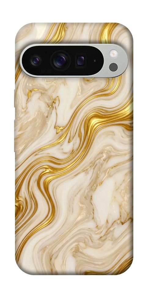 Чохол Liquid gold marble для Google Pixel 9 Pro XL