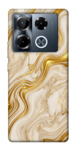 Чехол Liquid gold marble для Infinix Note 40 Pro 4G