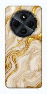 Чехол Liquid gold marble для Xiaomi Redmi 14C