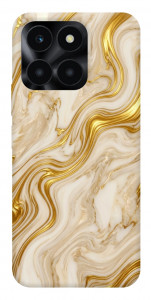 Чехол Liquid gold marble для Huawei Honor X6a