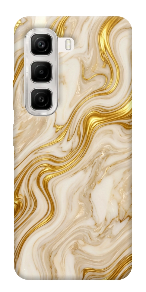 Чехол Liquid gold marble для Infinix Hot 50 4G