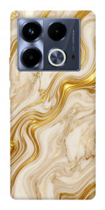 Чехол Liquid gold marble для Infinix Note 40 4G