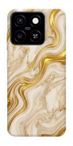 Чехол Liquid gold marble для ZTE Blade A55 4G
