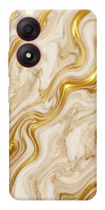 Чохол Liquid gold marble для ZTE Blade A34 4G