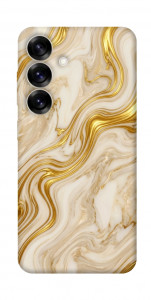 Чохол Liquid gold marble для Galaxy S25+