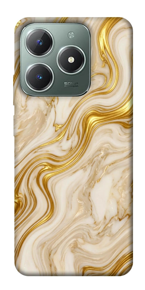 Чехол Liquid gold marble для Realme C61