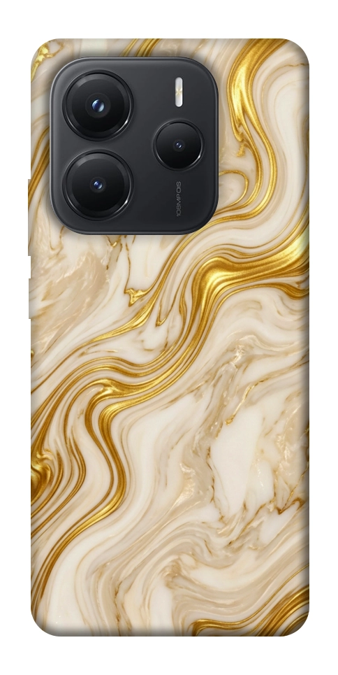 Чохол Liquid gold marble для Xiaomi Redmi Note 14 5G
