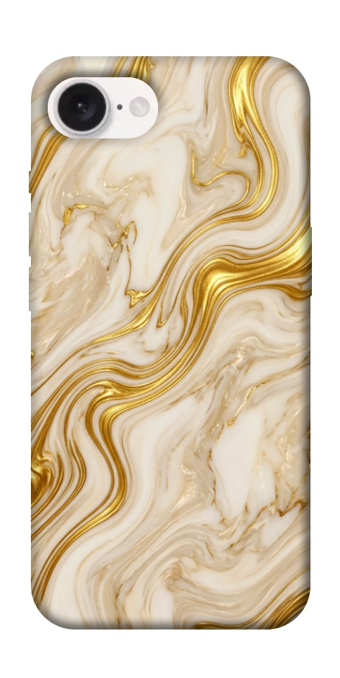Чохол Liquid gold marble для iPhone 16e
