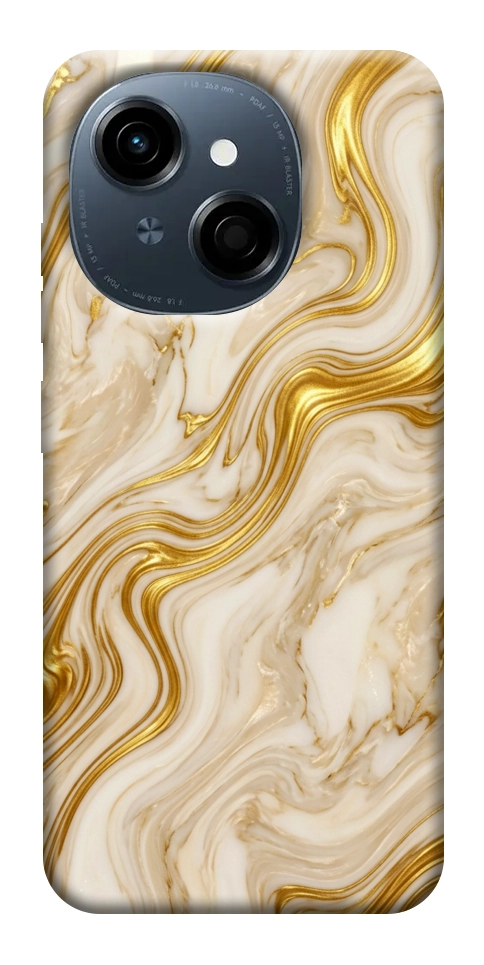 Чохол Liquid gold marble для TECNO Spark Go 1 (KL4)
