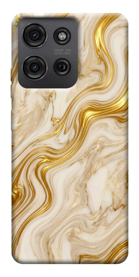 Чохол Liquid gold marble для Motorola Moto G75 5G
