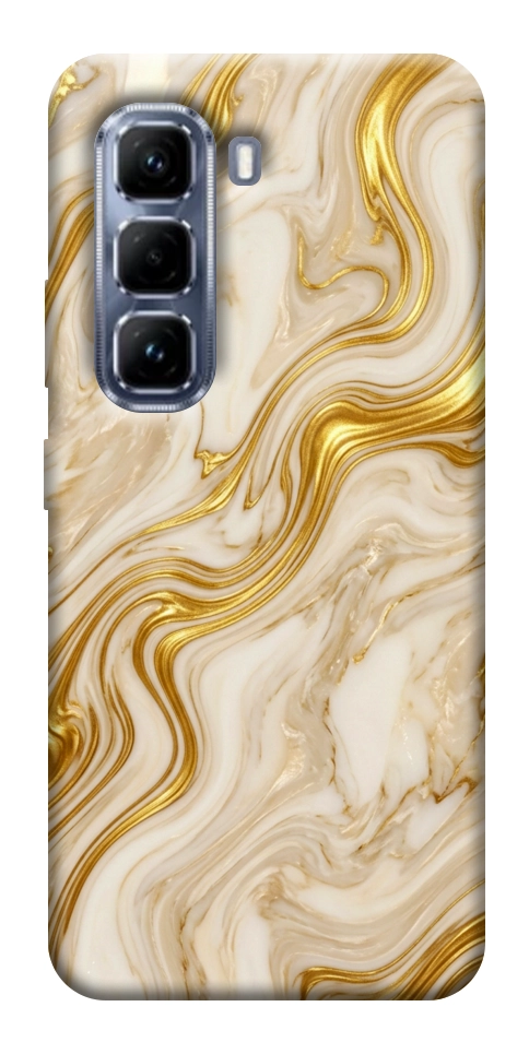 Чохол Liquid gold marble для Infinix Hot 50 Pro