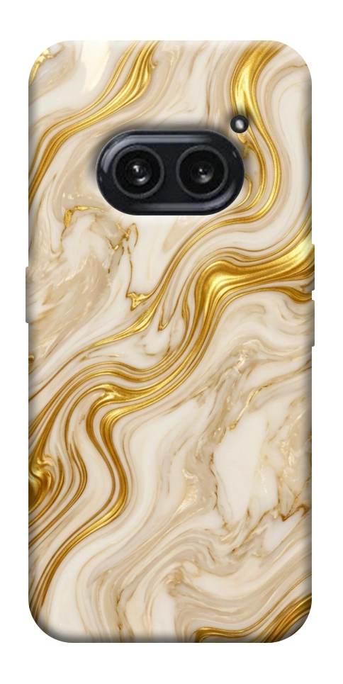 Чехол Liquid gold marble для Nothing Phone (2a)