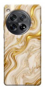 Чехол Liquid gold marble для OnePlus 12
