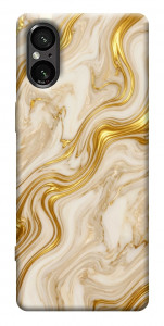Чохол Liquid gold marble для Sony Xperia 5 V