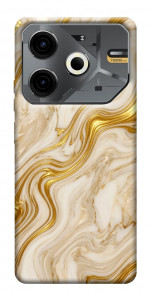 Чехол Liquid gold marble для TECNO Pova 6 Neo (LI6)