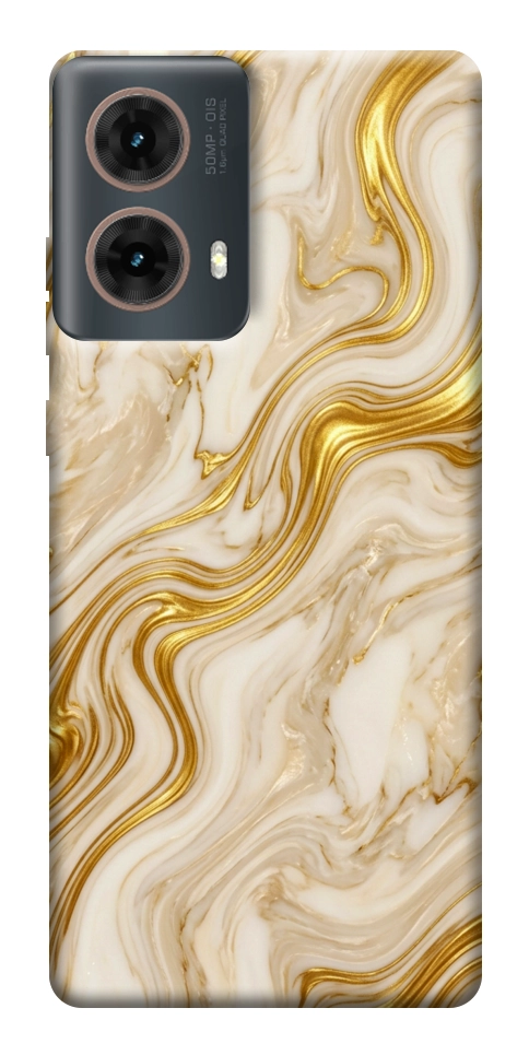 Чохол Liquid gold marble для Motorola Moto G85