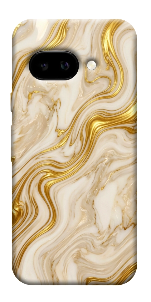 Чехол Liquid gold marble для Google Pixel 9a