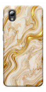 Чехол Liquid gold marble для ZTE Blade A3 (2019)