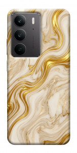 Чехол Liquid gold marble для Realme C75