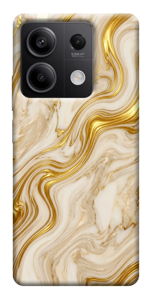 Чехол Liquid gold marble для Xiaomi Redmi Note 13 5G