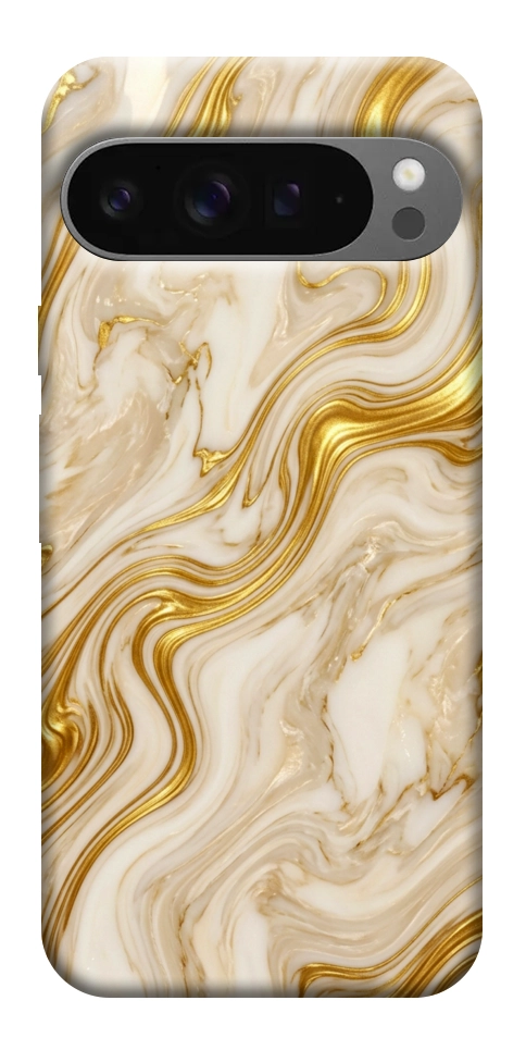 Чехол Liquid gold marble для Google Pixel 10 Pro XL