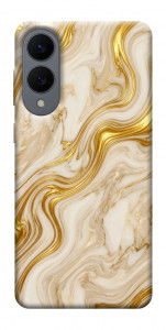 Чехол Liquid gold marble для Galaxy S25 Edge