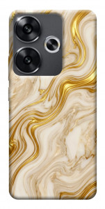 Чехол Liquid gold marble для Xiaomi Poco F6